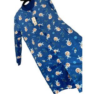 Boys Youth Velour Robe Size Large Space MWT Blue